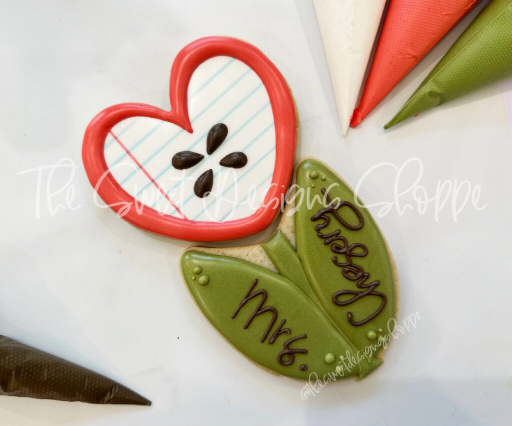 Apple Heart Flower - Set - Back to School 2023