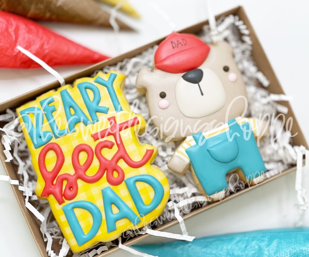 Beary Best Dad - Set - Fathers Day - Father's Day - Packaging Ideas for Cookies