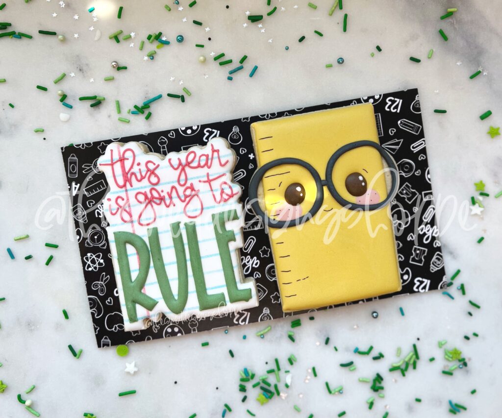 Happy Ruler and RULE Plaque - Set - Back to School 2023