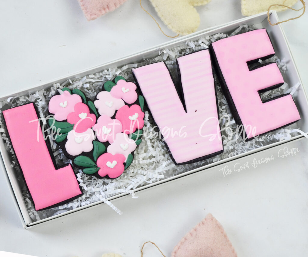 LOVE Flower Heart - Set from The Sweet Designs Shoppe