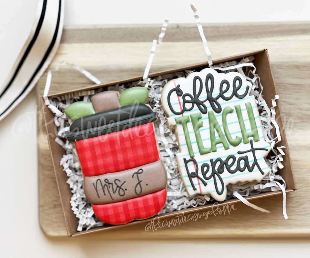 TEACH Plaque with Apple Coffee Cup - Set - Teachers Appreciation