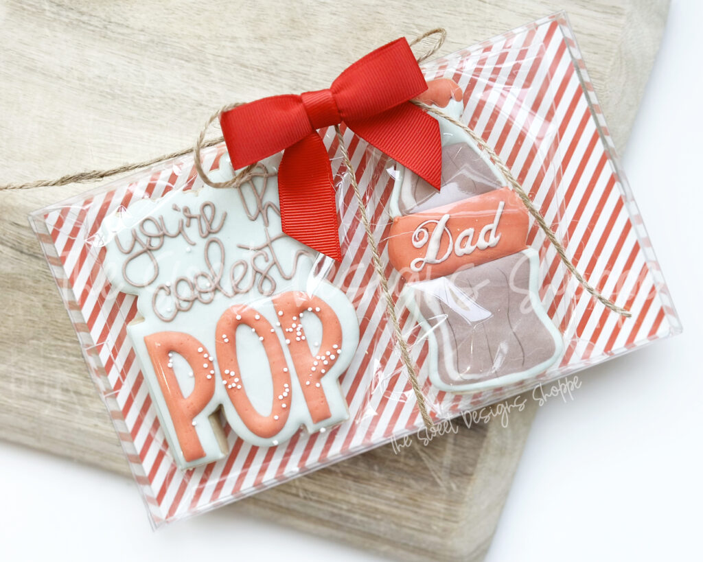 Cookie Cutters - You're the coolest POP Cookie Cutter Set - Set of 2 - Cookie Cutters - Sweet Designs Shoppe - Set of 2 - Soda003 MS & Plaque396 R ( 4-1/4" Tallest) - ALL, Cookie Cutter, dad, Father, Fathers Day, grandfather, Mini Sets, new, Plaque, Plaques, PLAQUES HANDLETTERING, Promocode, regular sets, set
