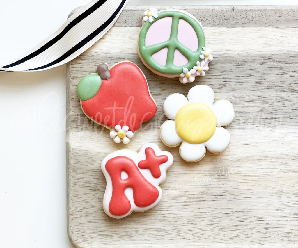 Peace Sign, Apple, Flower, & A+ - Back to School 2022