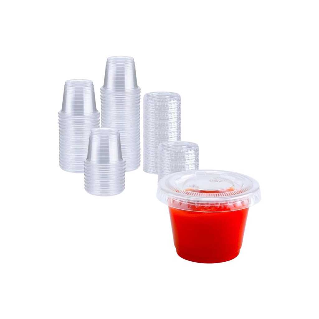 Supplies for Cookie Decorating Class - Jello Shot Cups with Lids