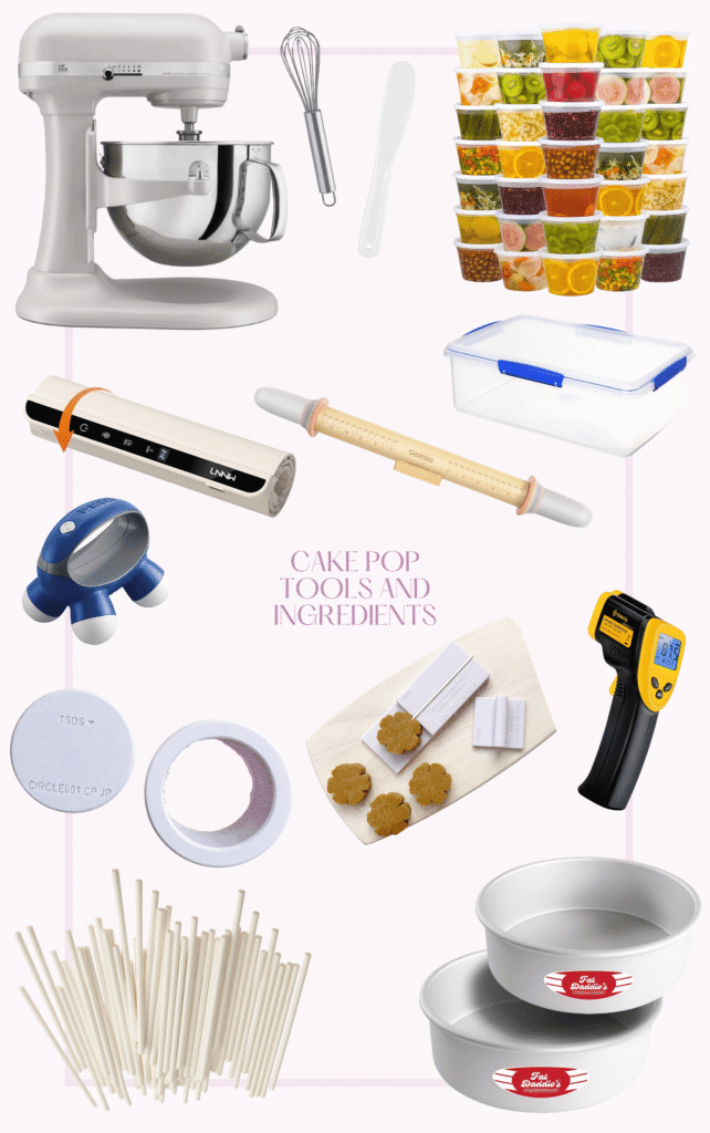 Equipment needed for cake pops